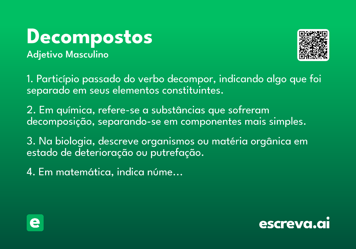 decompostos