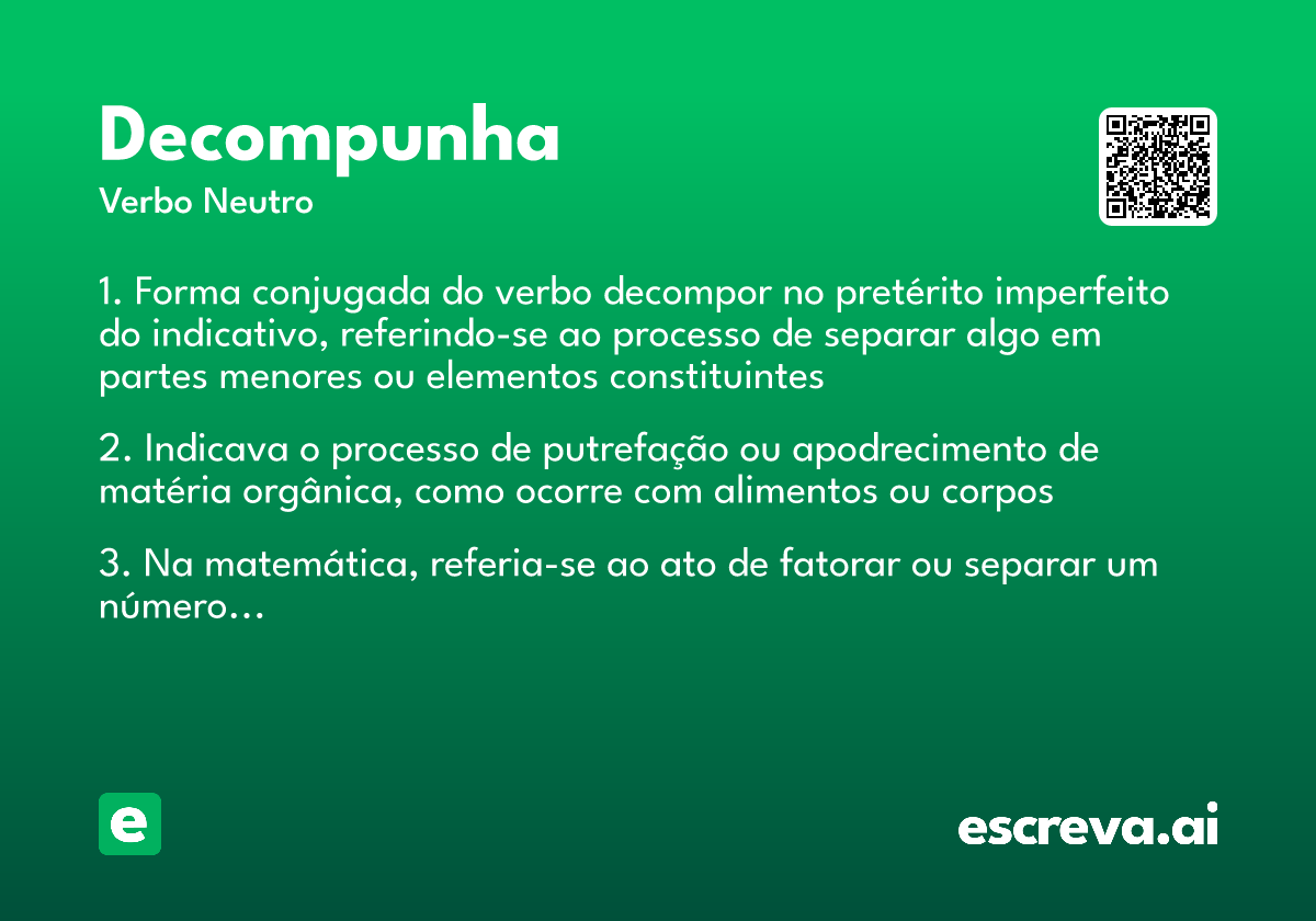 decompunha