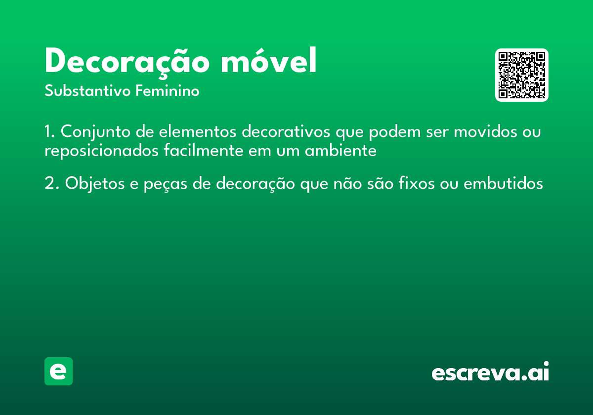 decoração móvel