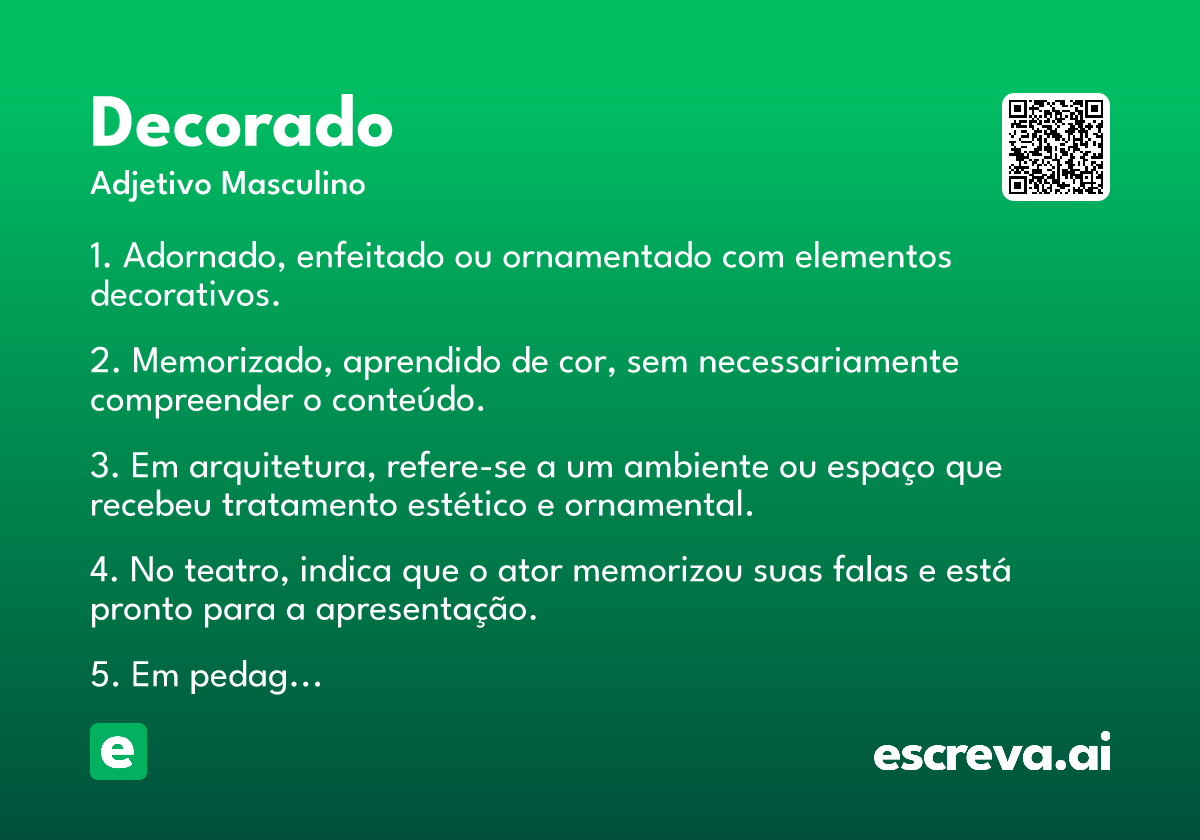 decorado