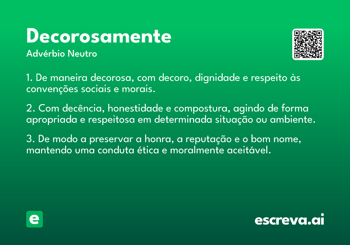 decorosamente