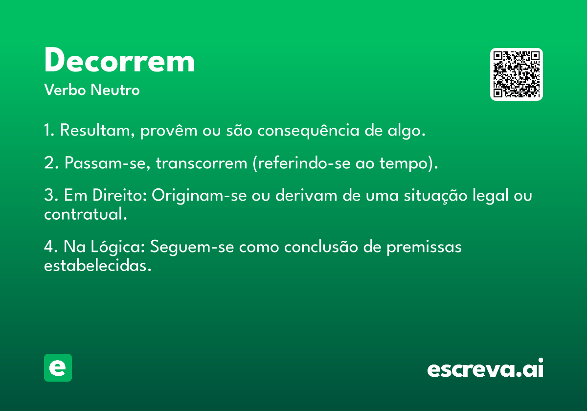 decorrem