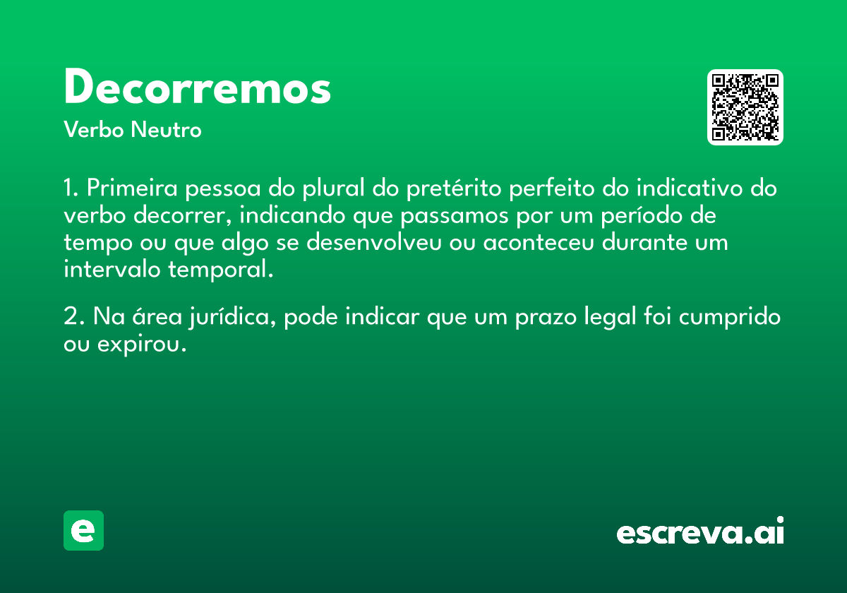 decorremos