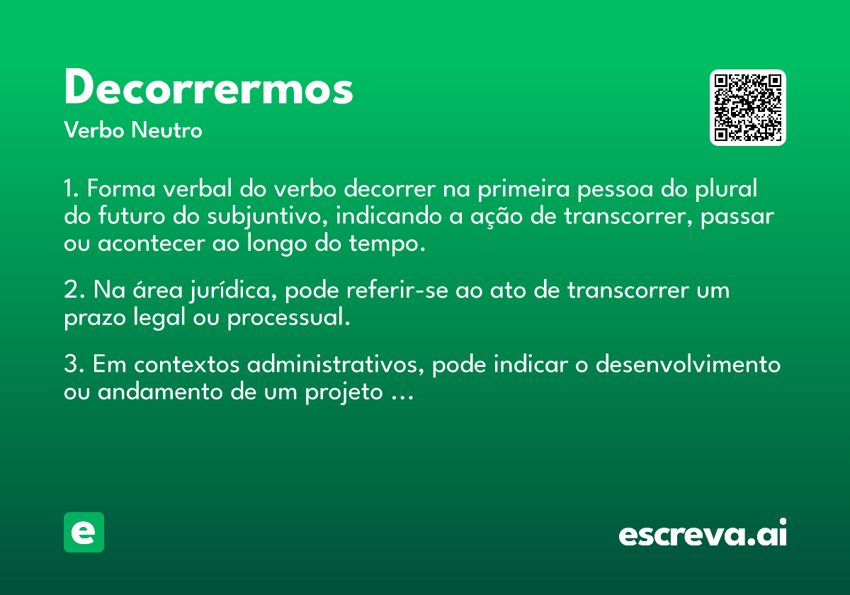 decorrermos