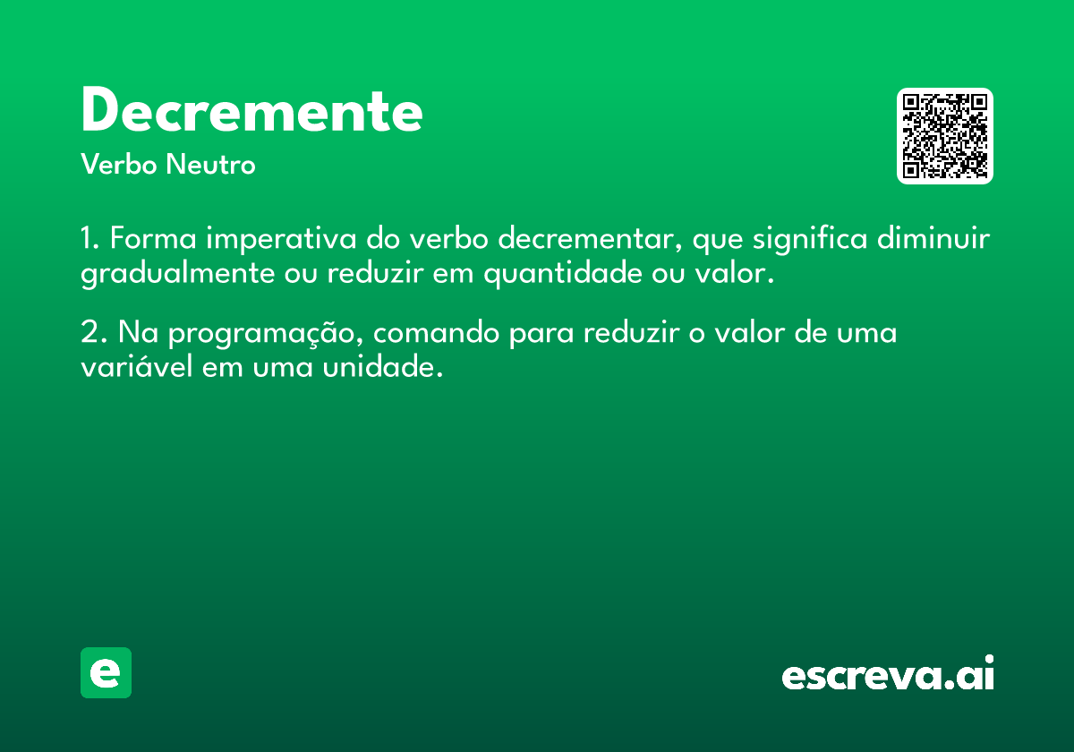 decremente