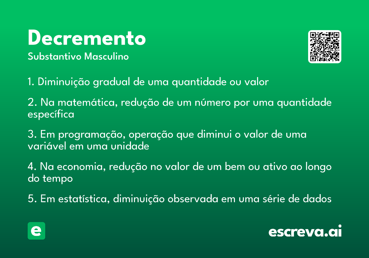 decremento