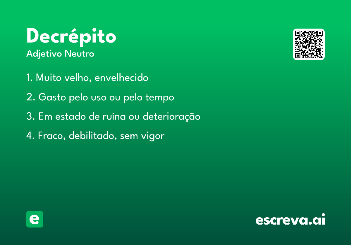 decrépito