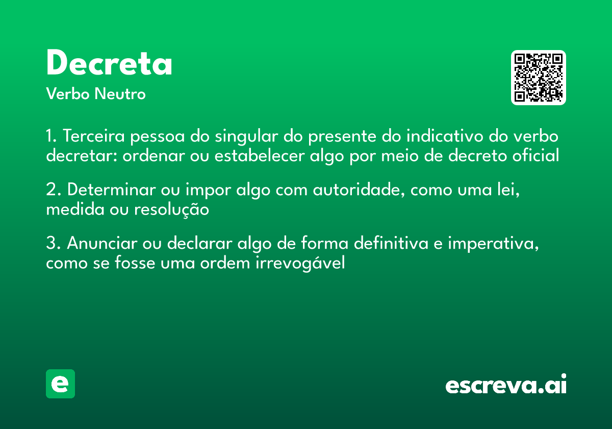 decreta