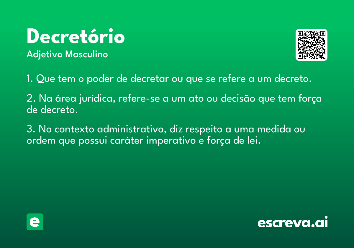 decretório