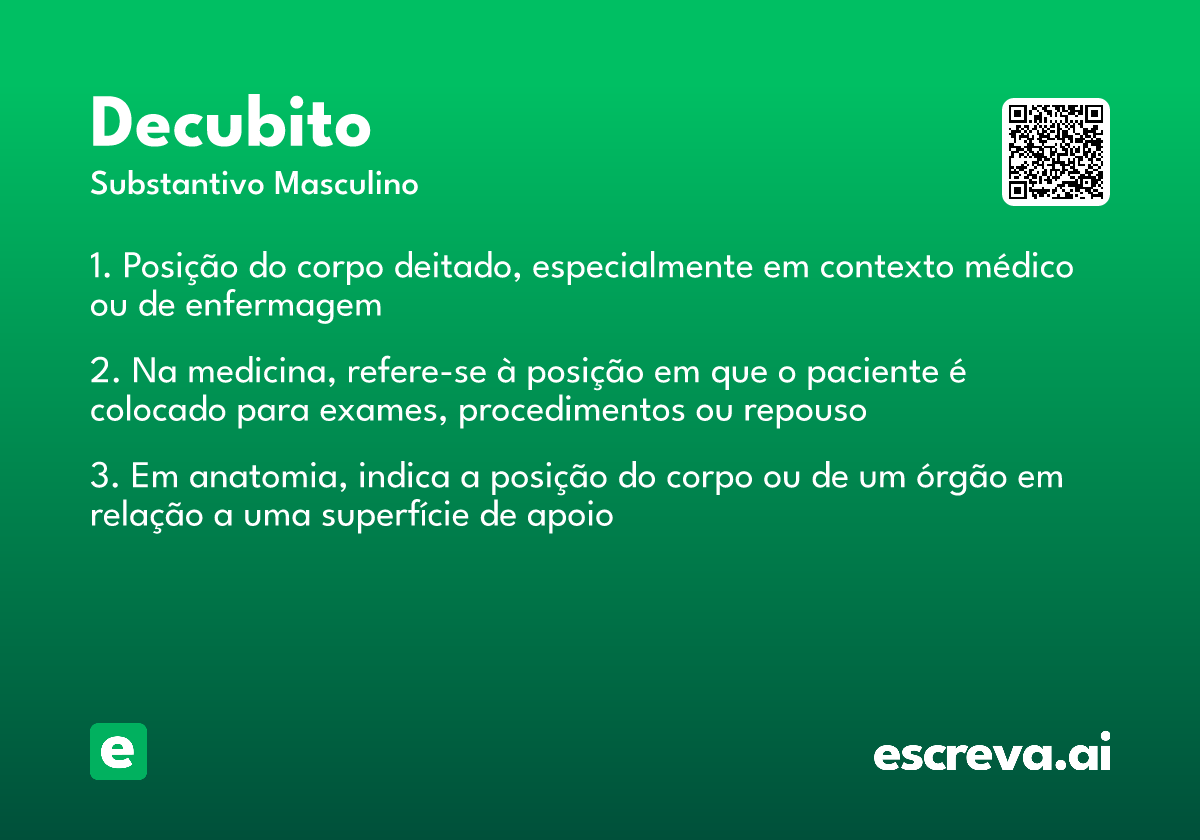 decubito