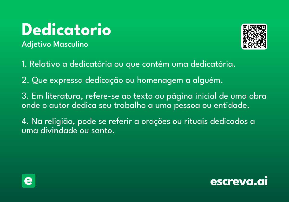 dedicatorio