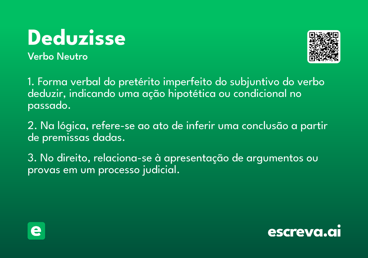 deduzisse