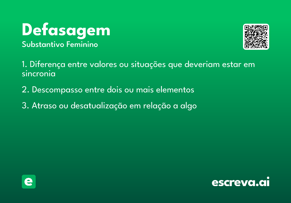 defasagem