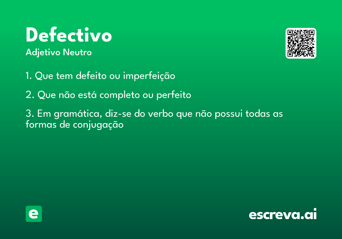 defectivo