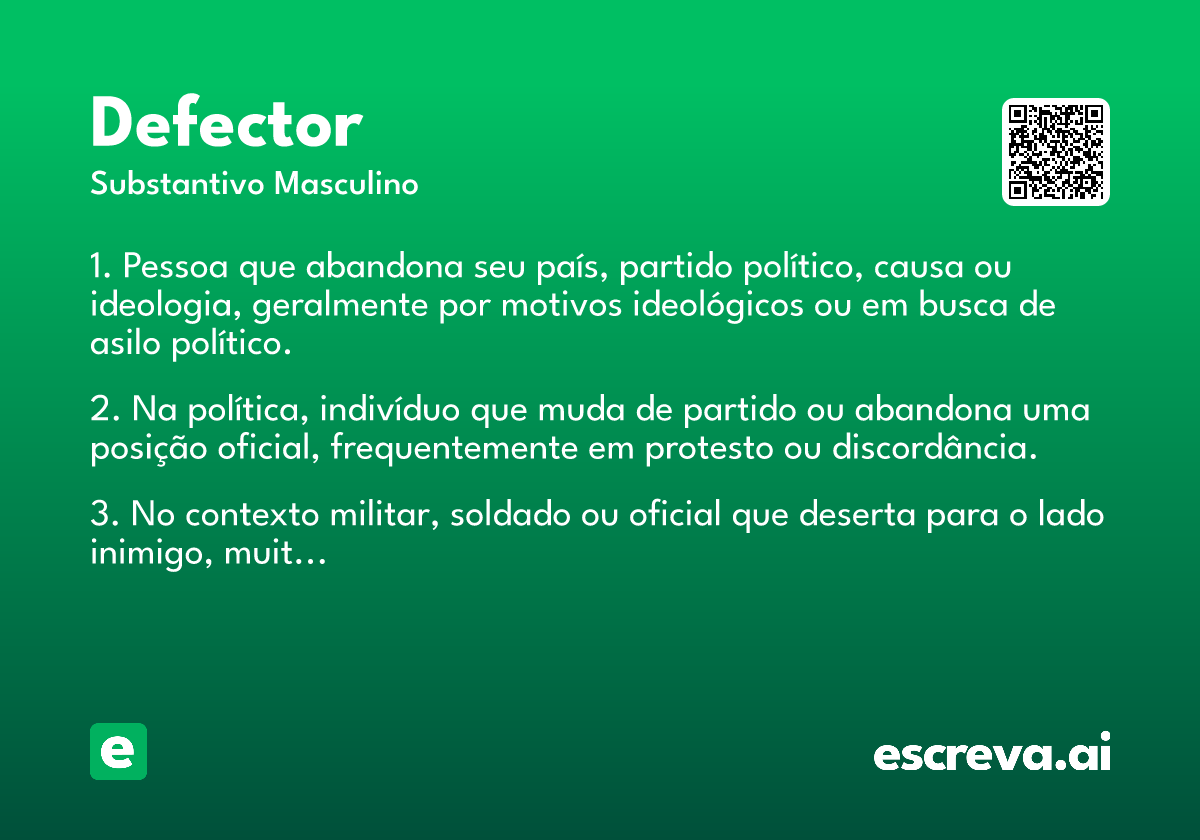 defector
