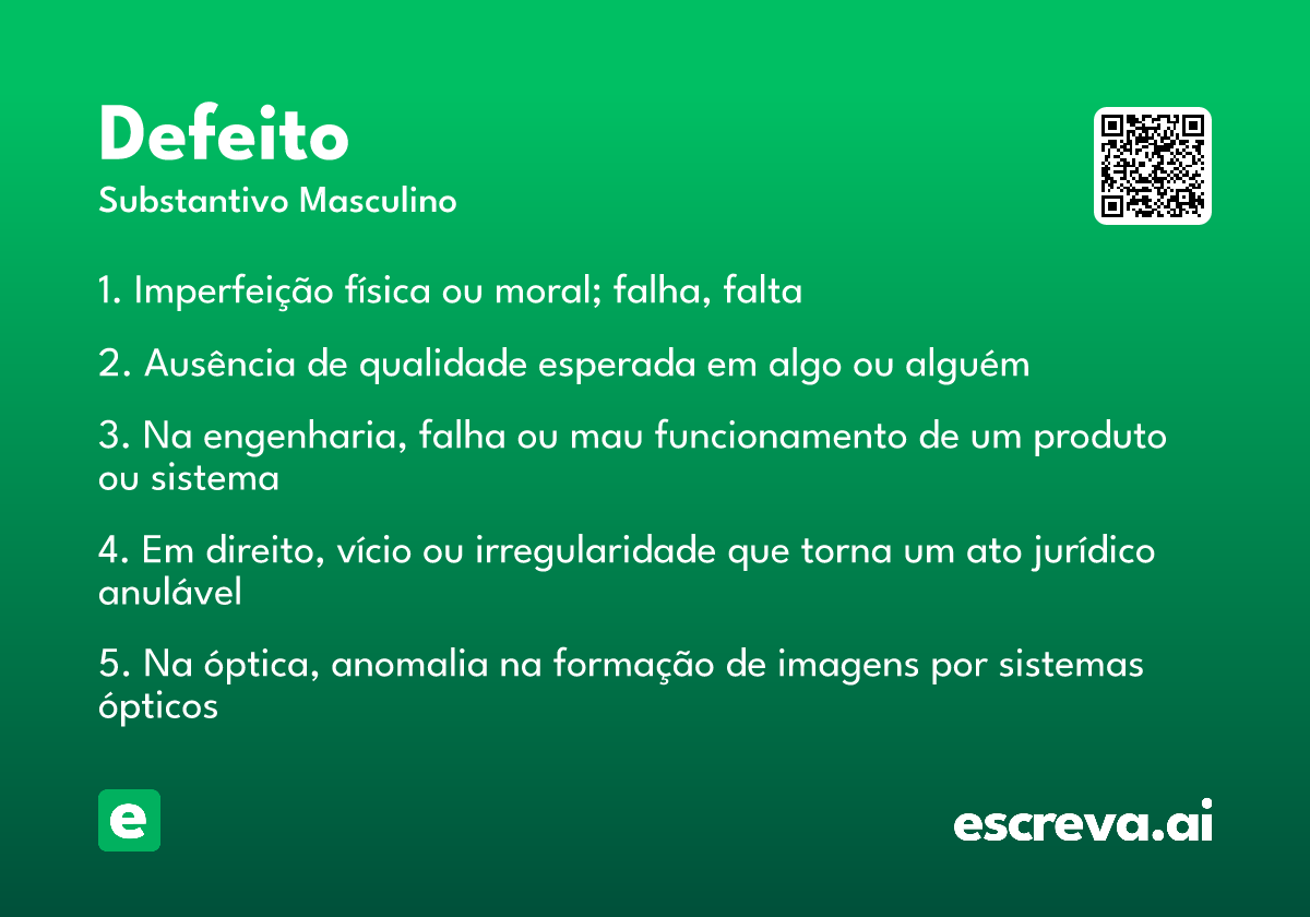 defeito