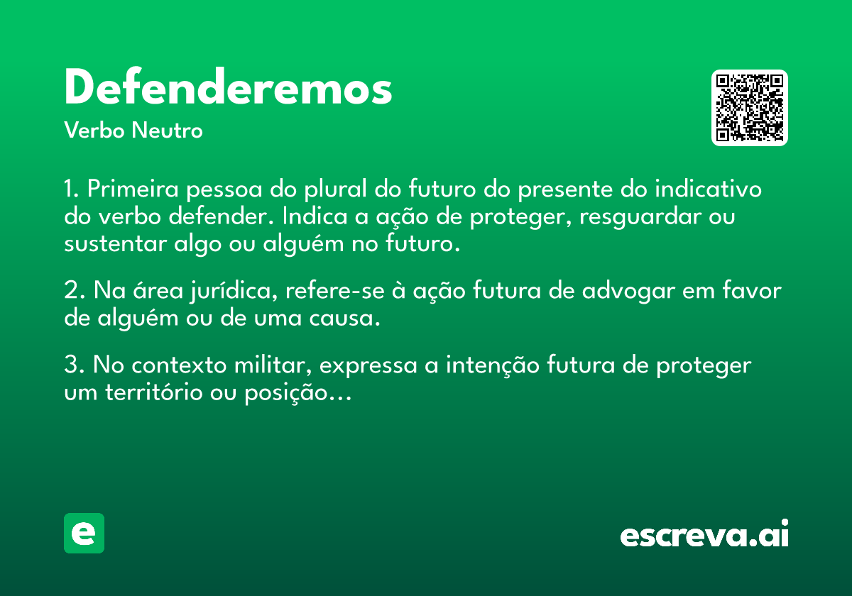 defenderemos