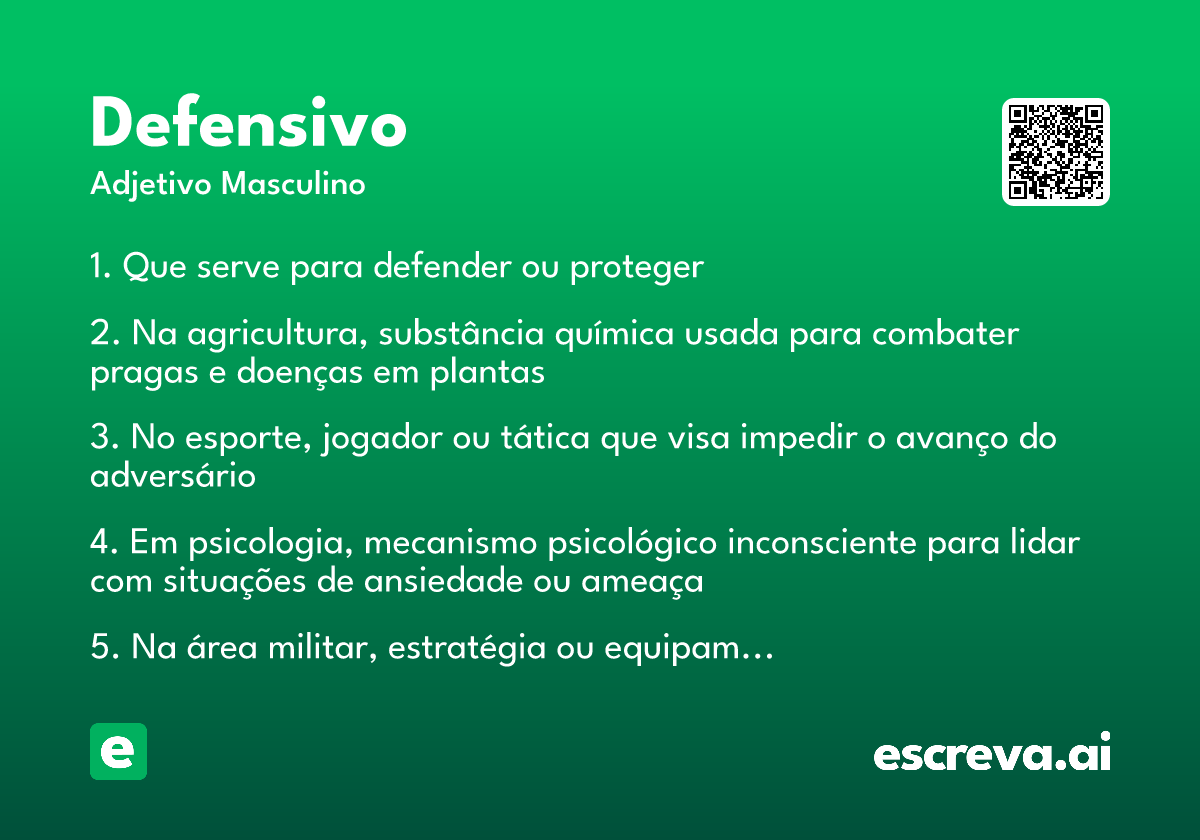 defensivo