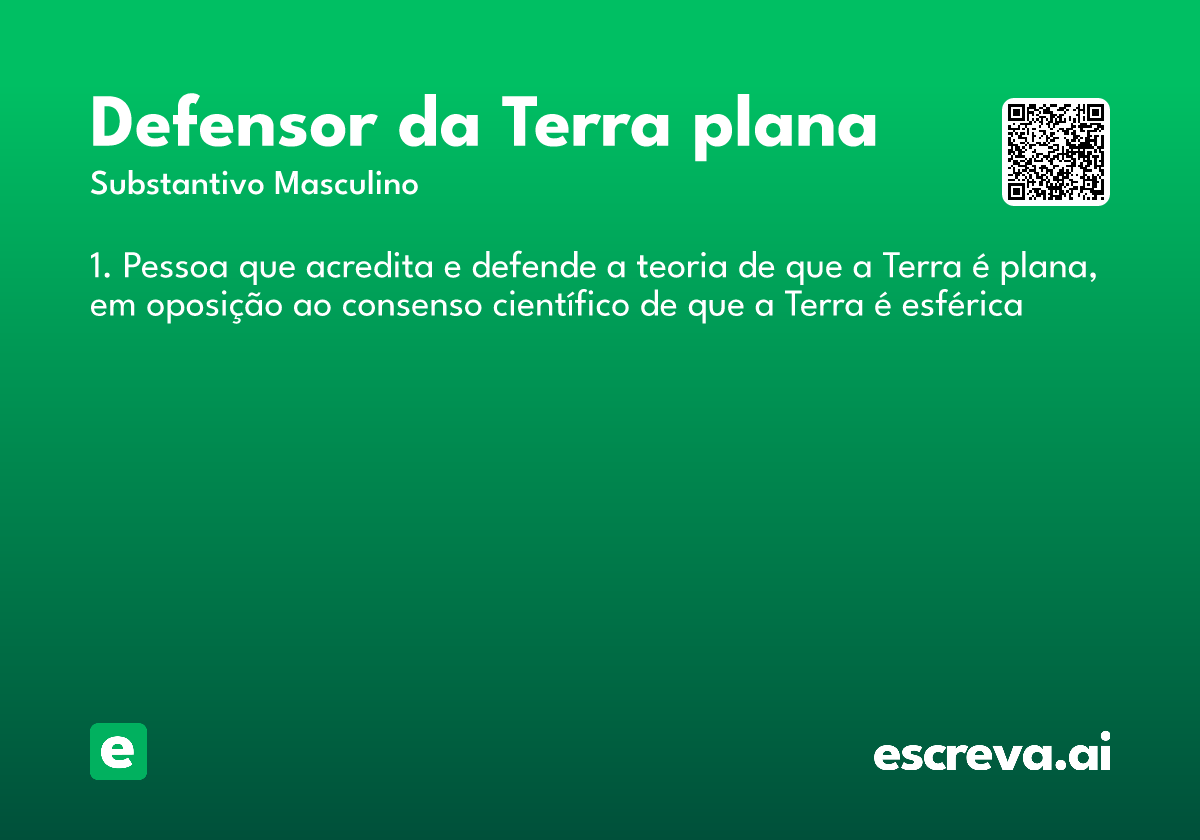 defensor da Terra plana