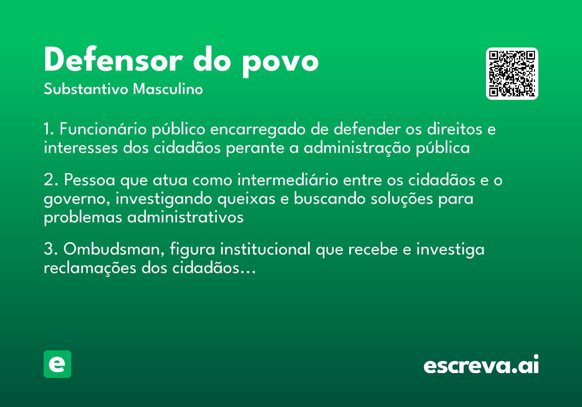 defensor do povo