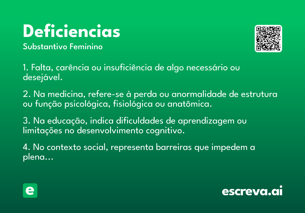 deficiencias