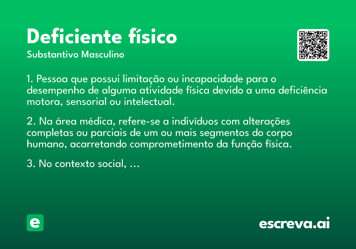 deficiente físico
