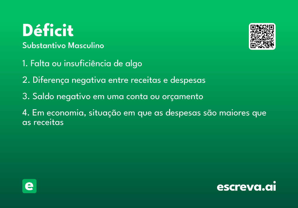 déficit