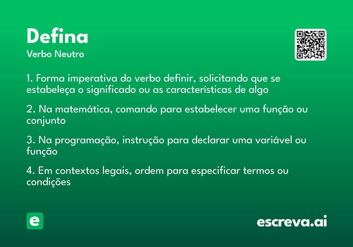 defina
