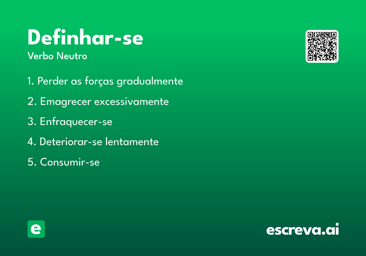 definhar-se