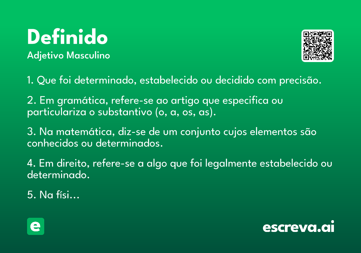 definido