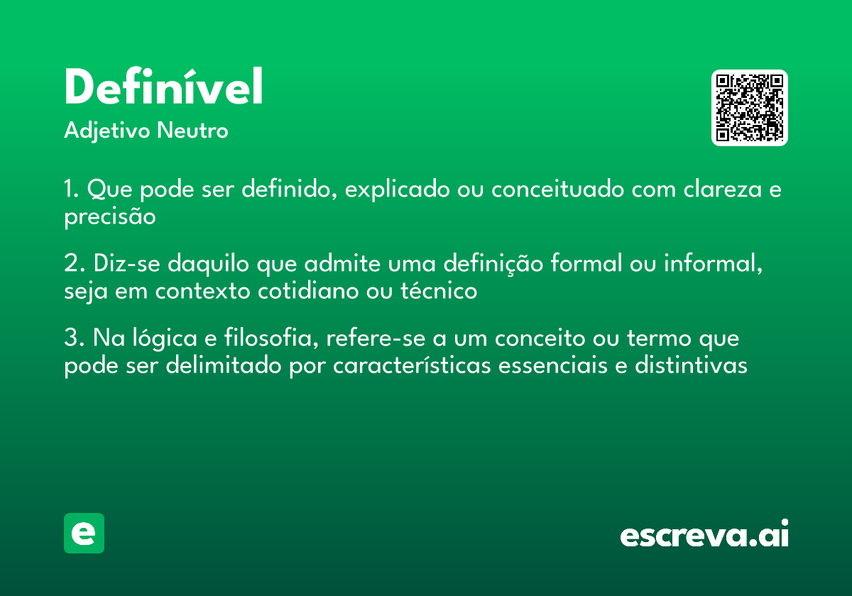 definível