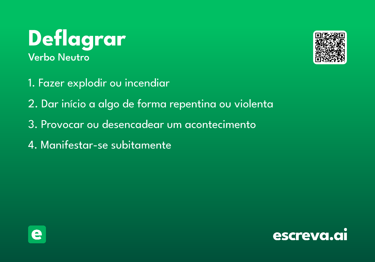 deflagrar