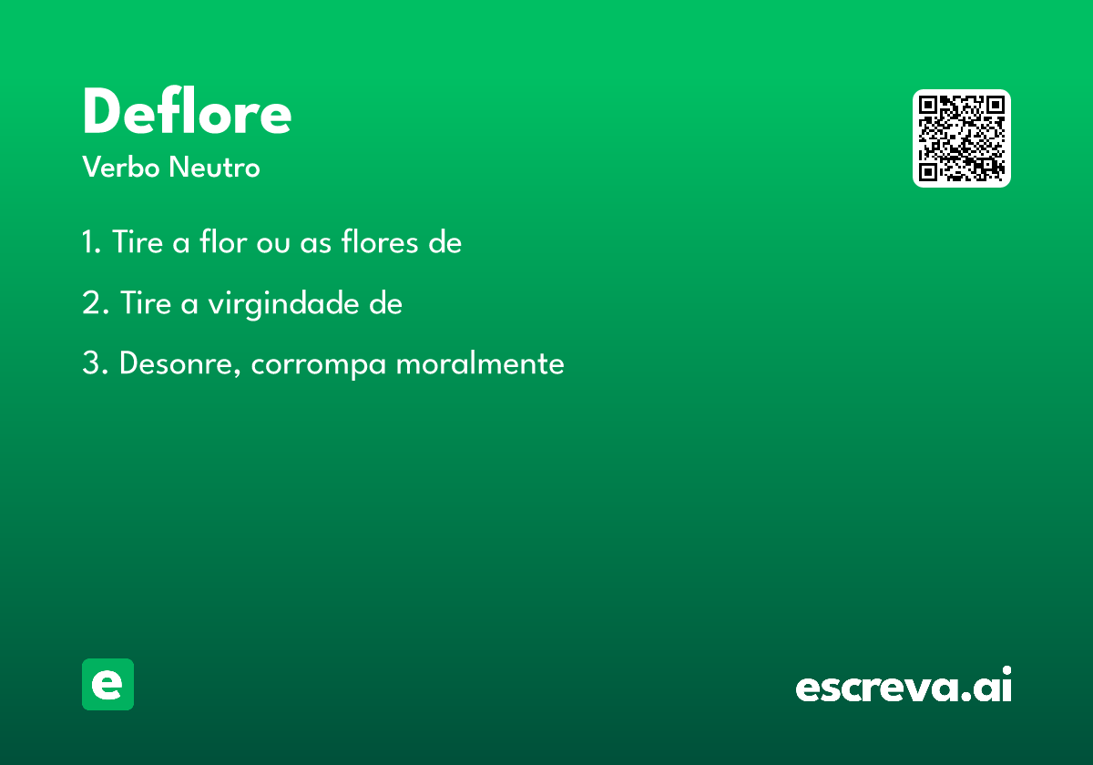 deflore