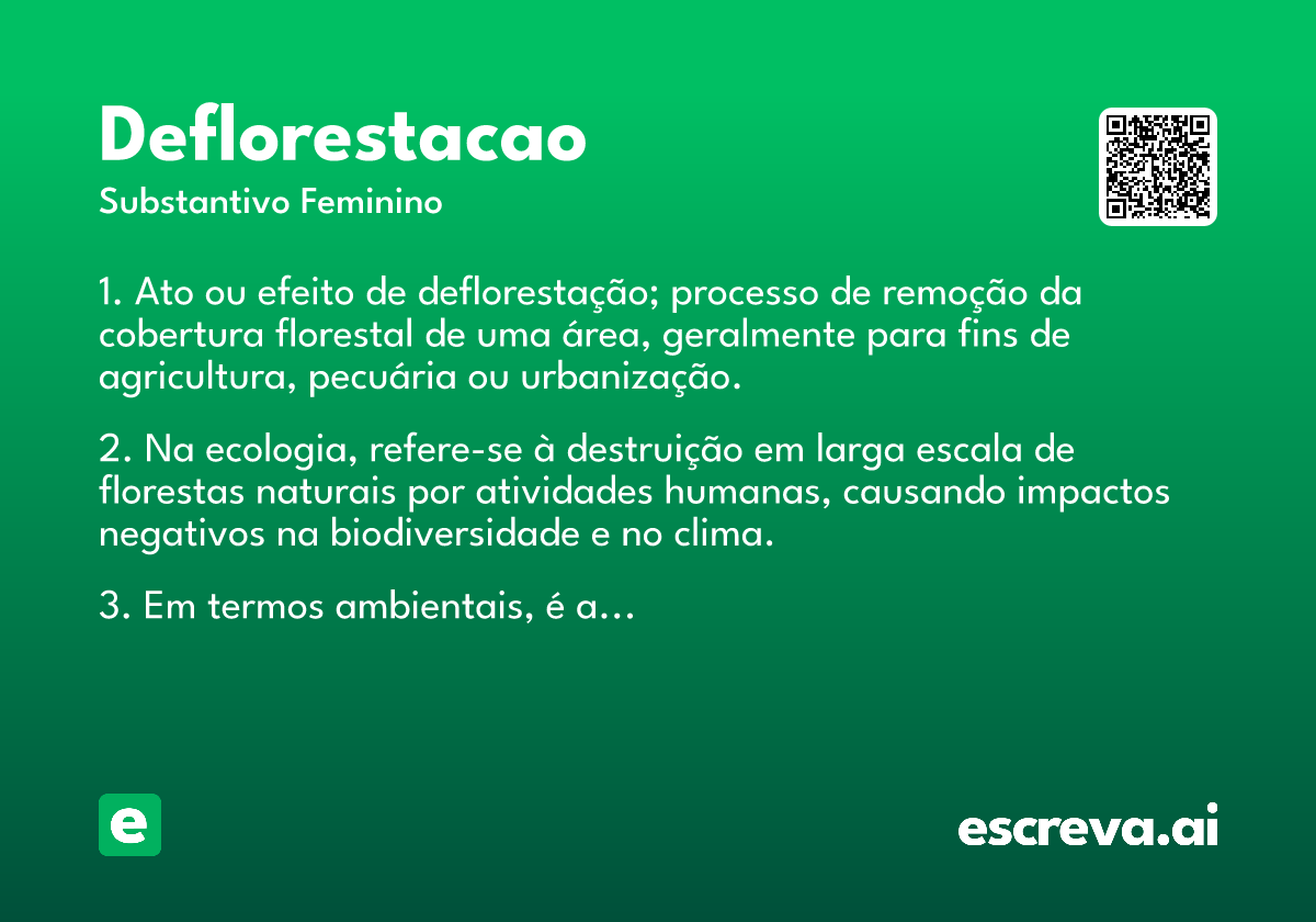 deflorestacao