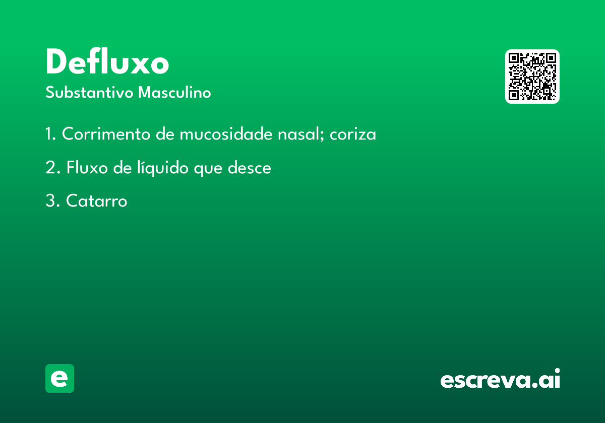 defluxo