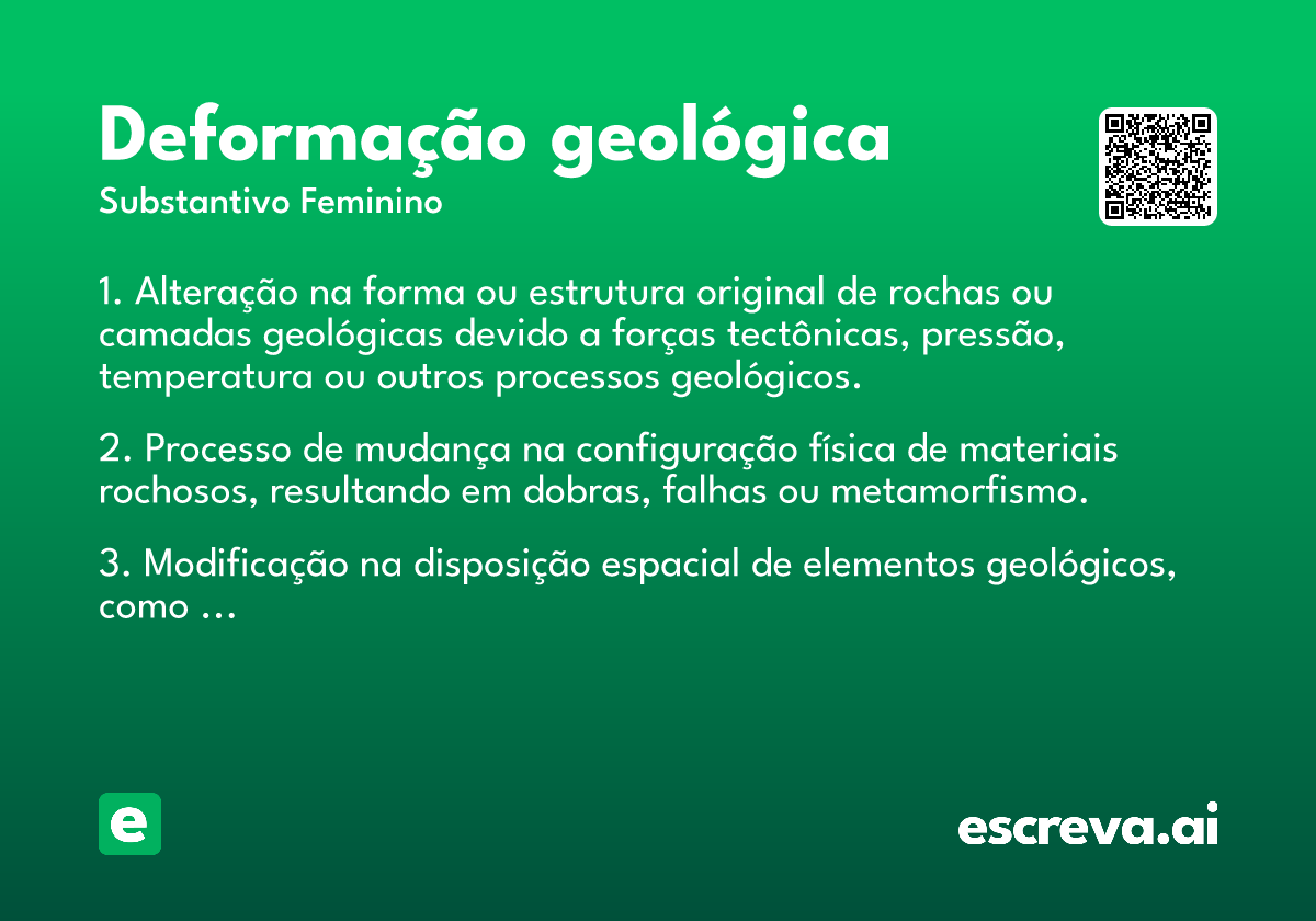 deformação geológica