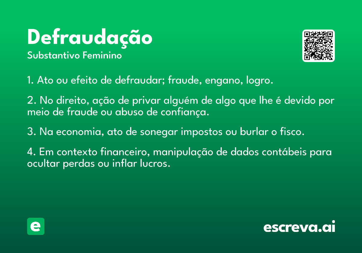 defraudação