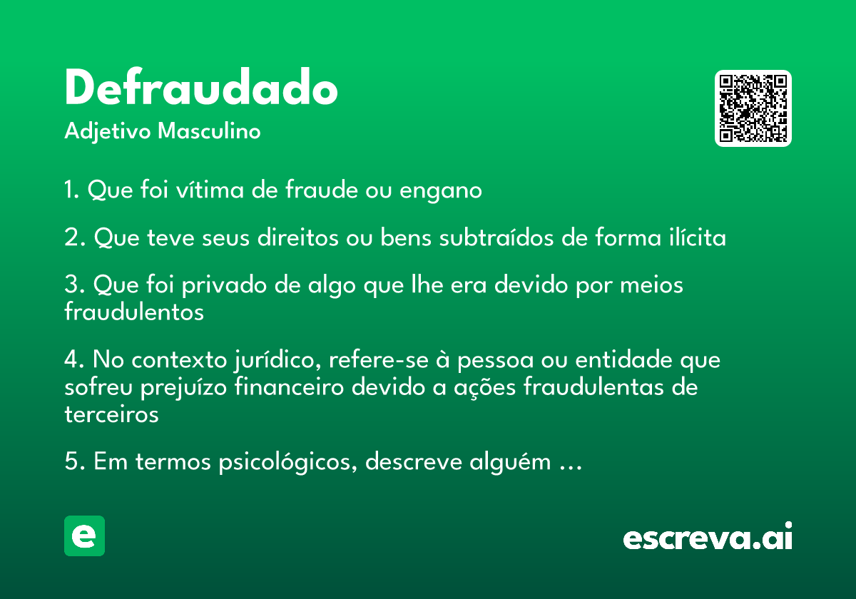 defraudado