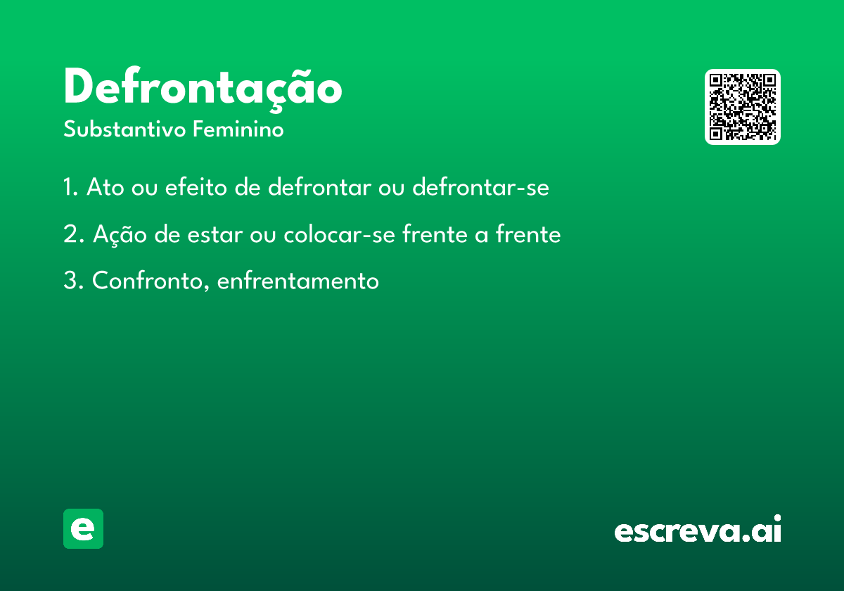defrontação