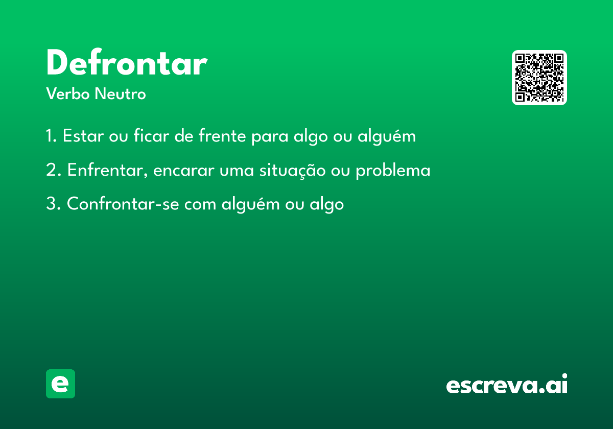 defrontar
