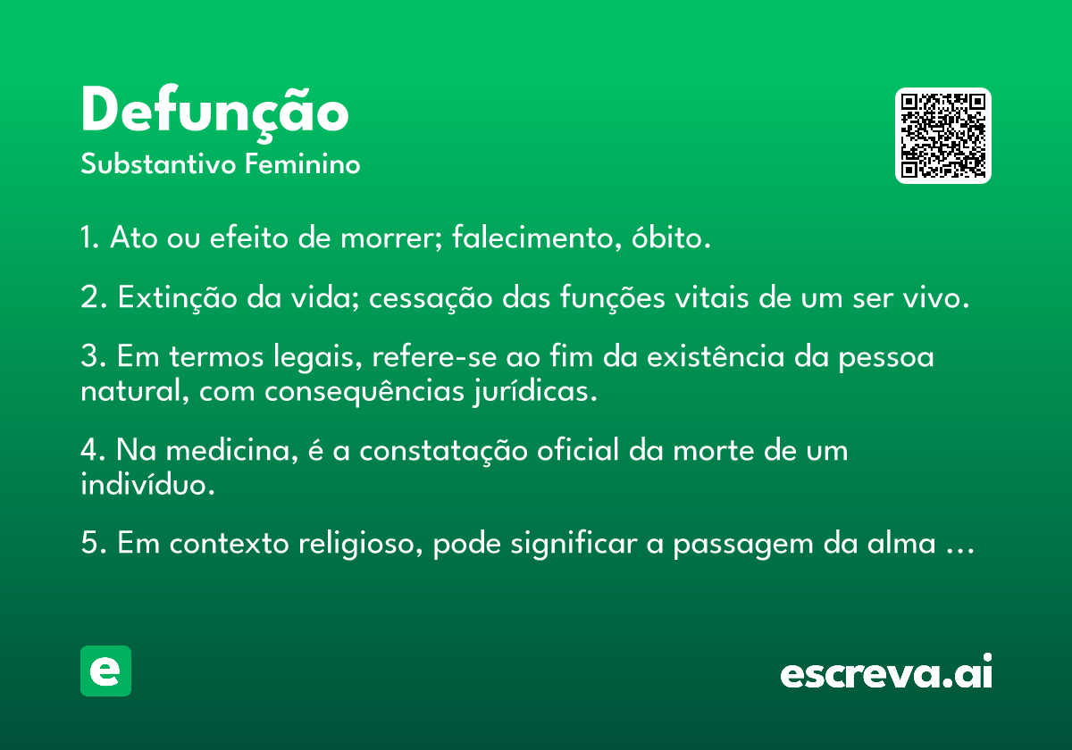defunção