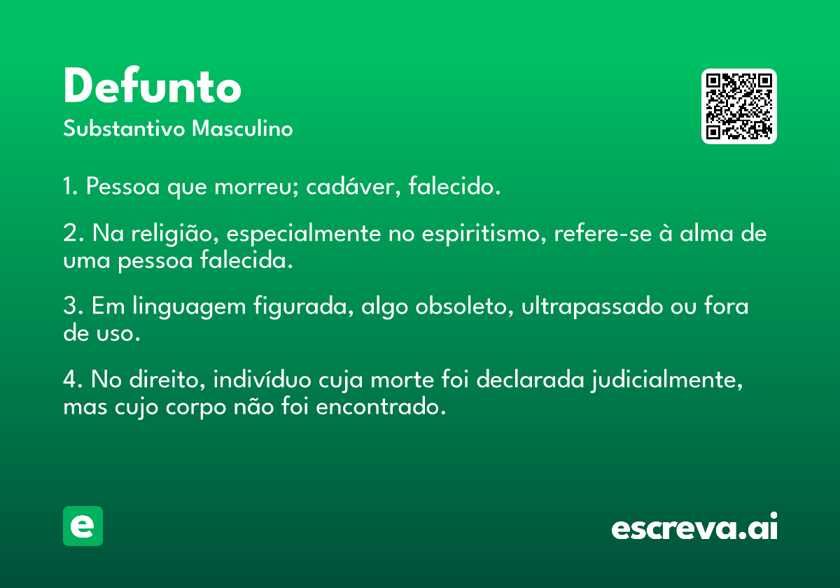 defunto