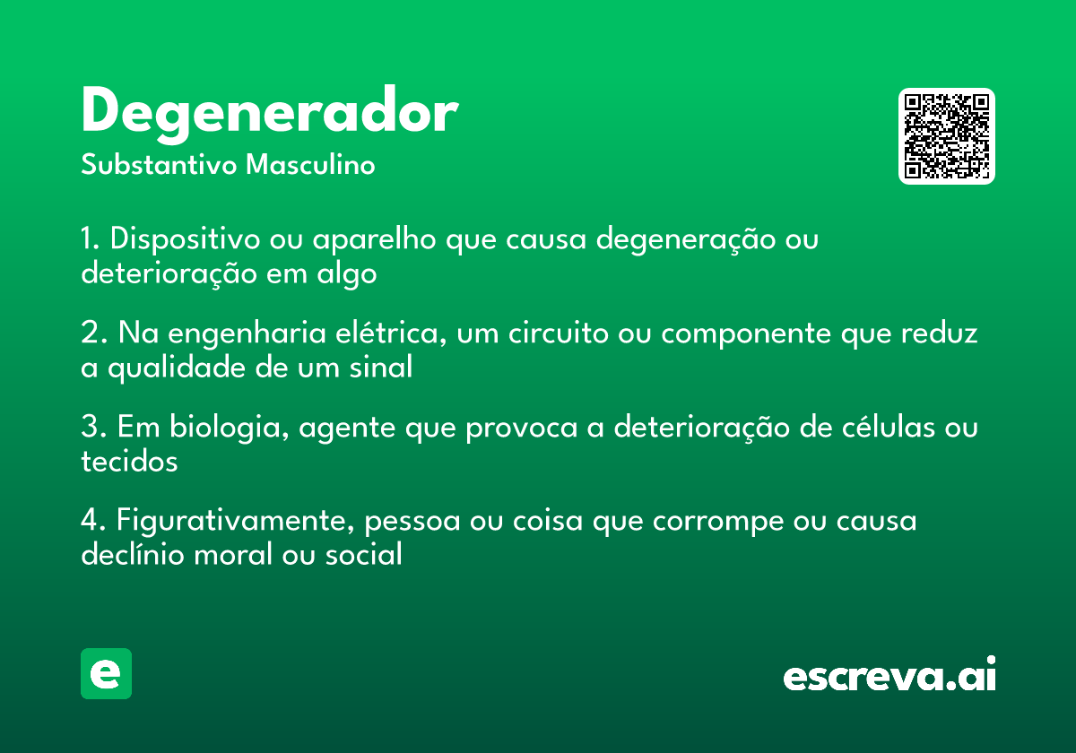 degenerador