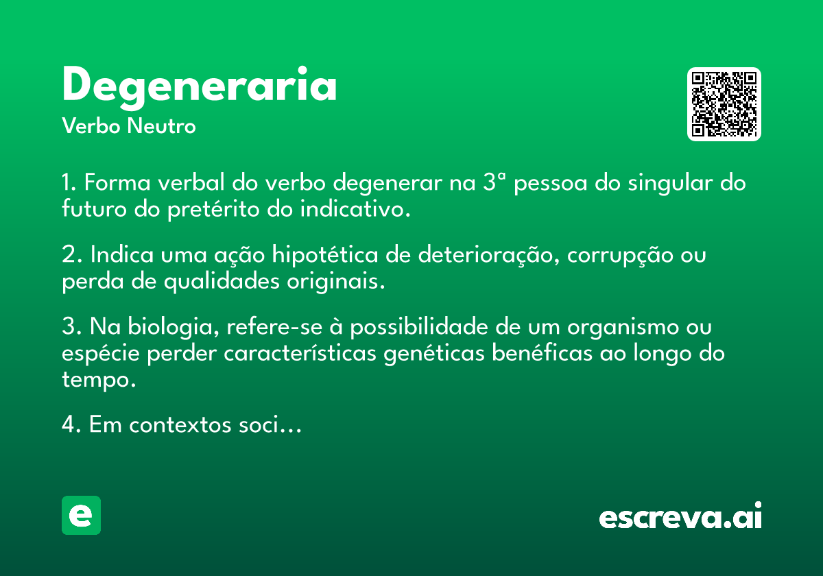 degeneraria