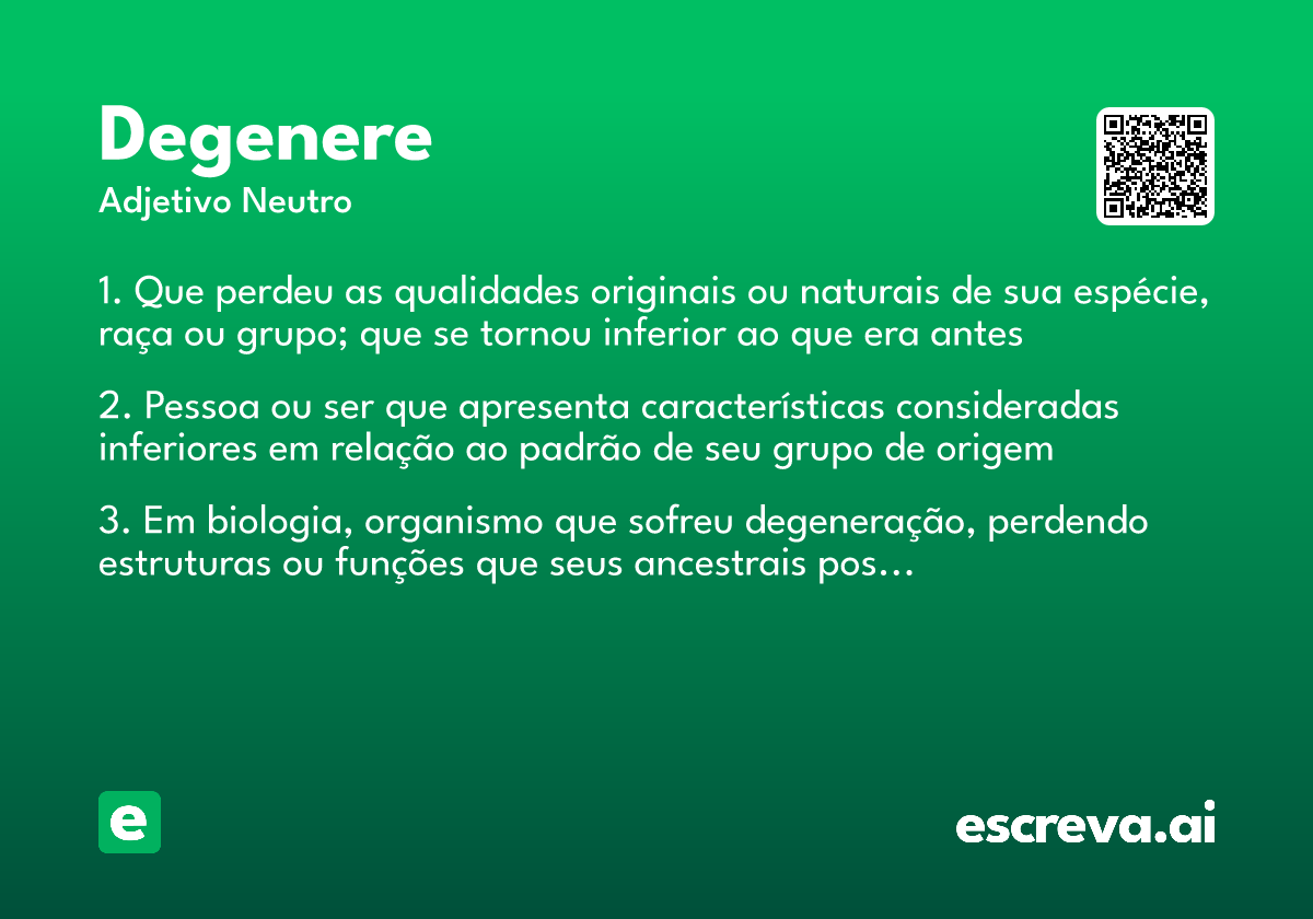 degenere