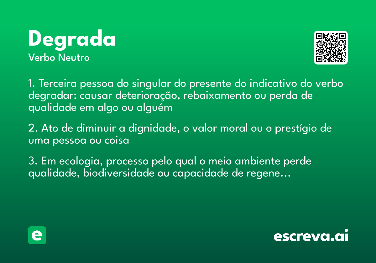 degrada