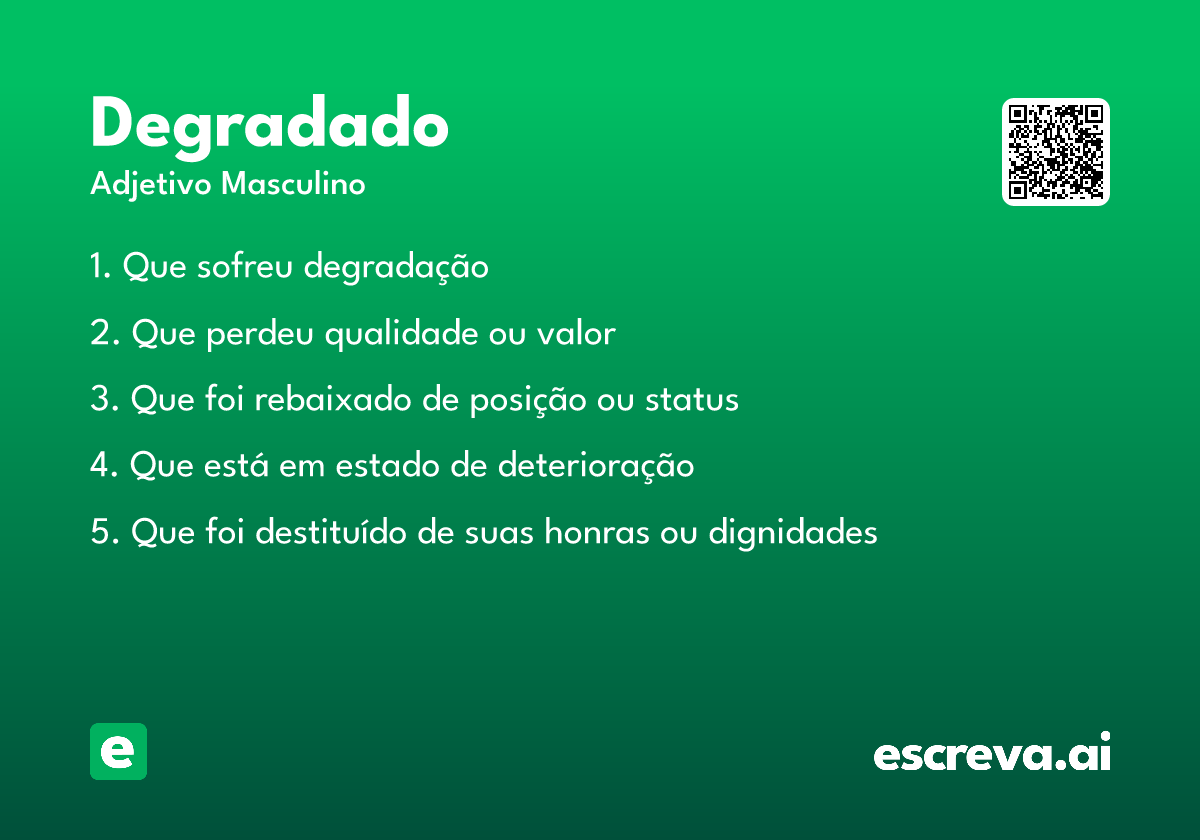 degradado
