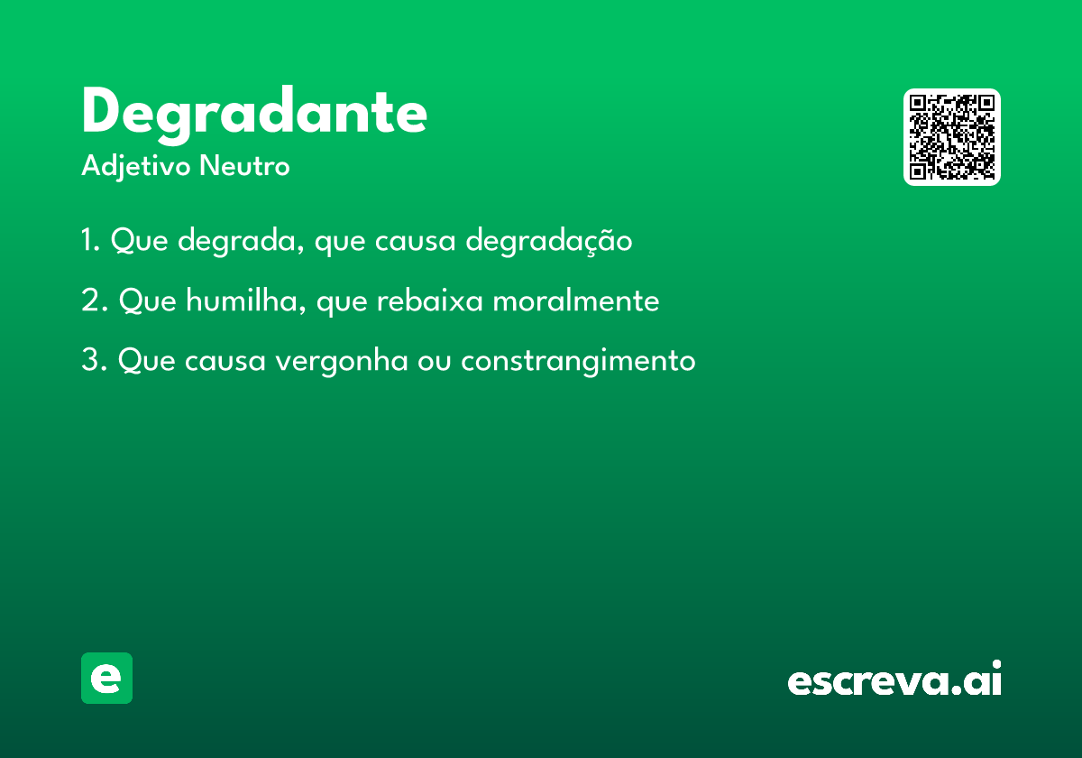 degradante