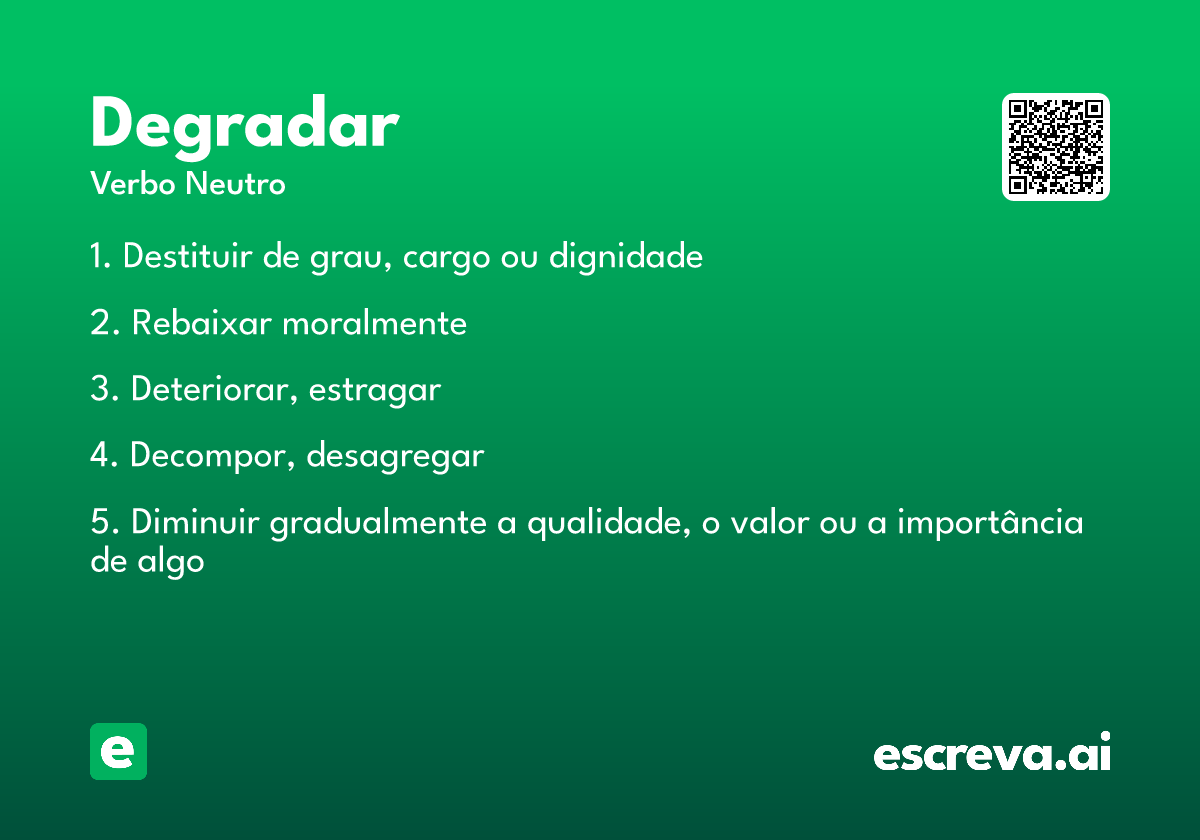 degradar