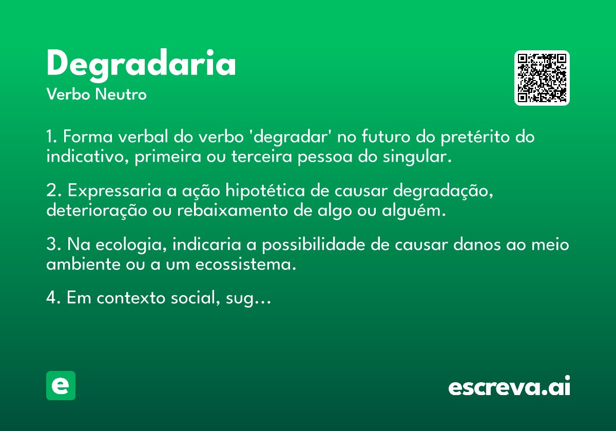degradaria